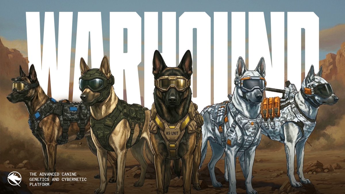 AFpost's tweet photo. Palmer Luckey unveils “Warhound,” a $200 million startup developing genetically enhanced dogs for the US military in partnership with Colossal Biosciences and Anduril Industries.

Colossal will provide genetic engineering and cloning expertise, while Anduril will equip the dogs with advanced cybernetic technology and battlefield awareness systems.

Follow: @AFpost