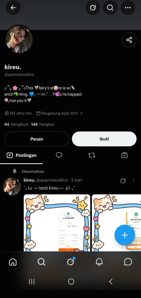deynadaa's tweet photo. @wooopiebby Pinter dikit kalau mau buat drama. Ini akun yang sama ya semua kalian jangan ketipu sama drama dia wkwk #zonauang https://t.co/AOLwqs4OUN