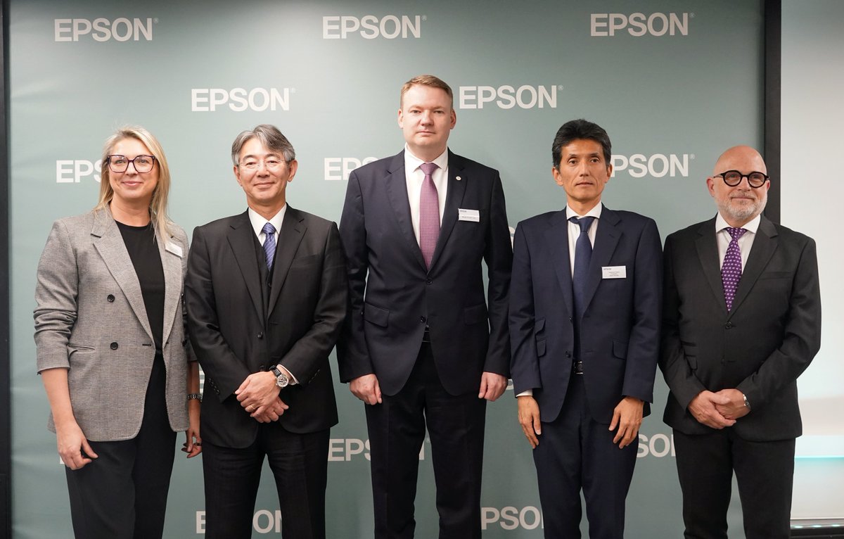 dblv's tweet photo. Investējot 6 miljonus eiro, Epson atklāj Eiropas Biznesa pakalpojumu centru Rīgā https://t.co/DpVwjN5N7C https://t.co/VJYvyVWN3D