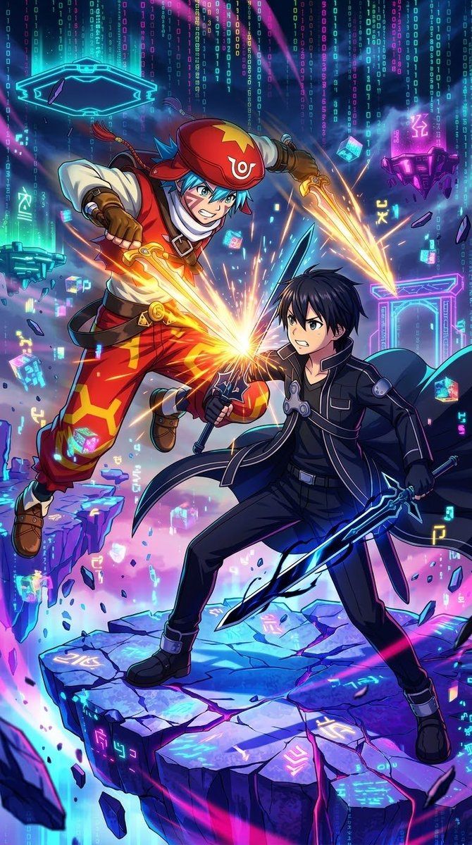 vswallpaper's tweet photo. Kite vs Kirito!🔥 #wallpaper #Wallpapers #wallpaperhd https://t.co/F49KCgonxZ