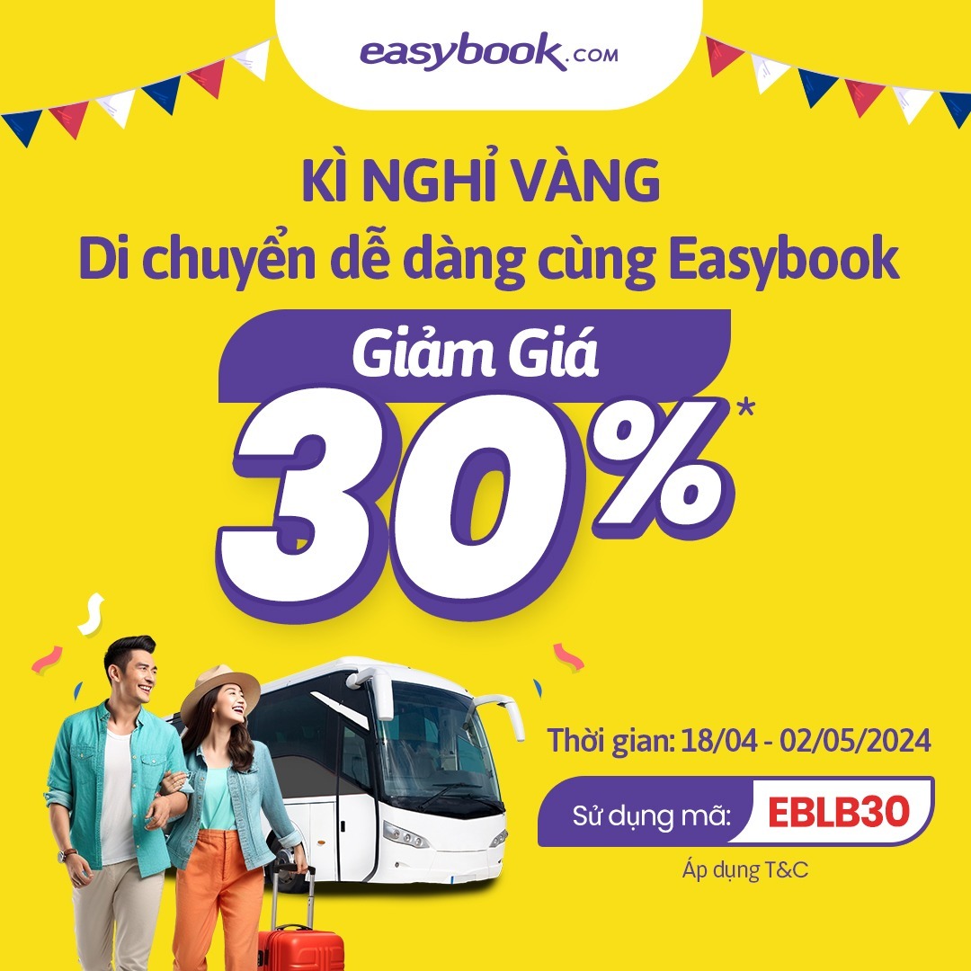 Valzinha1983's tweet photo. Golden Holiday Deal: Get 30% off bus tickets via the Easybook app. Use code EBLB30 for an extra 10% instant discount plus 20% Reward Cash for your next trip. 18/04-02/05/2024 https://t.co/RBd1iU183G