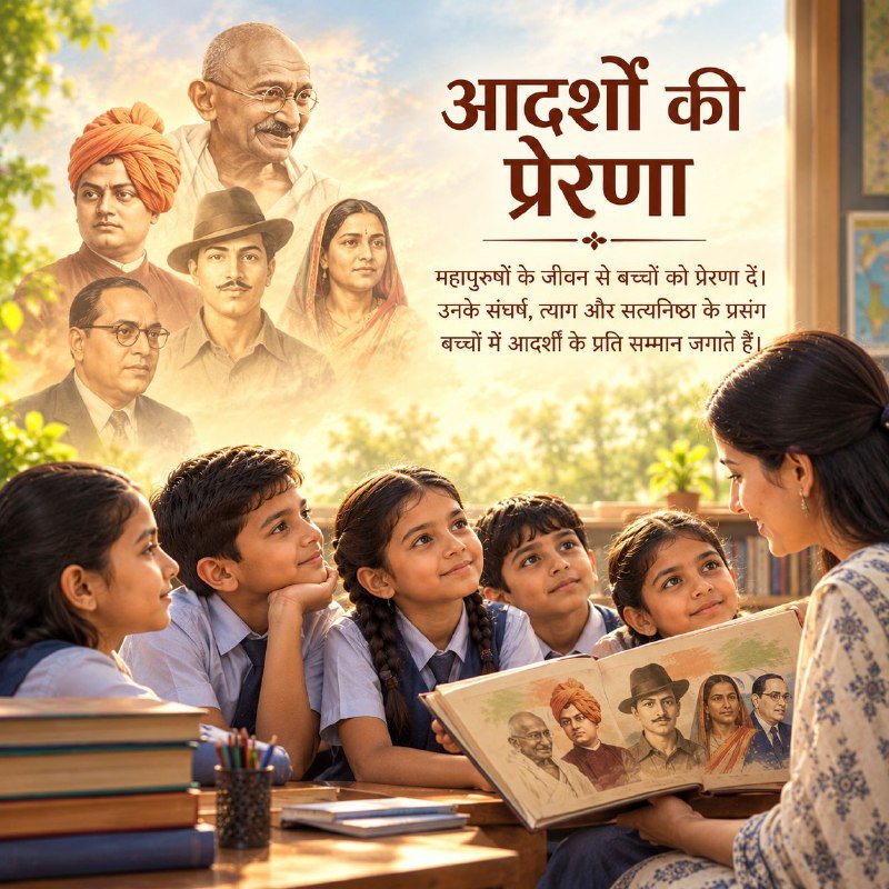 Kumarrajesh077's tweet photo. @Asharamjiashram आज माता पिता को चाहिए कि बच्चों को अच्छे किताबें, महापुरुषों की जीवन से संघर्ष, त्याग सत्यनिष्ठा जैसे गुण सिखाए, बालसांस्कर केंद्र और मात्रपितृ पूजन जैसे कार्यक्रमों का लाभ लें।
#HolisticDevelopment 
Parenting Tips
https://t.co/OFD91trSZ3 https://t.co/KhyNaq1X04