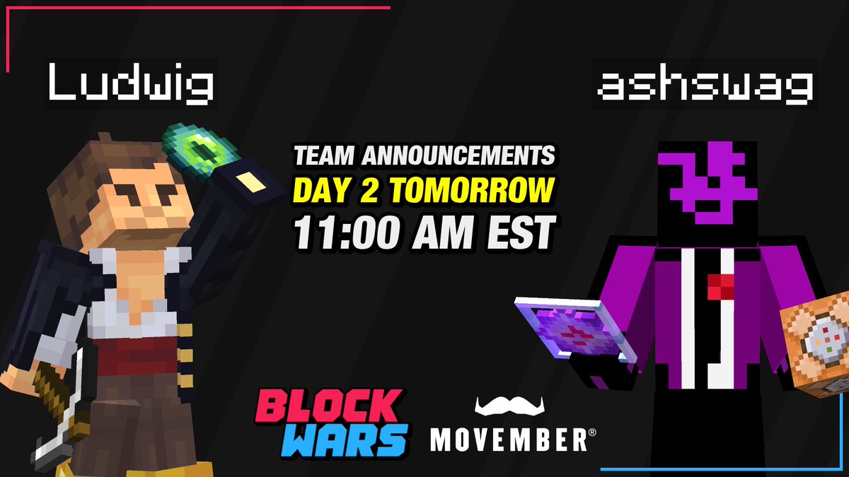 BlockWarsEvent's tweet photo. That's all we've got to show for today! 🫡

Come back tomorrow to see us reveal the final 5 teams! They're very exciting 😊 https://t.co/zFkOqeJef4