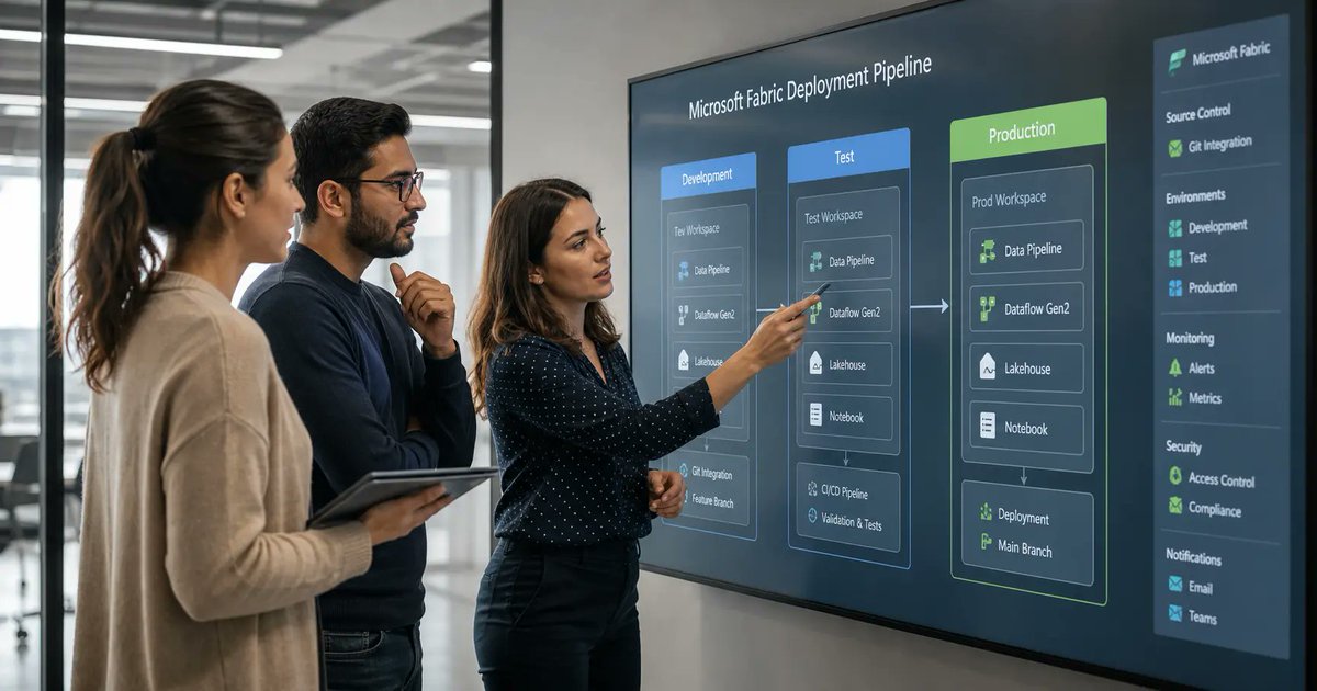 aibuzzblog's tweet photo. Power BI deployment pipelines — practical guide for teams. 📊⚡ Setup. Deployment rules. Fabric integration. Common mistakes.

https://t.co/ePD7B54PLV

#AIBuzz #PowerBI #DeploymentPipelines #MicrosoftFabric #DataOps https://t.co/KF0epsbKfe
