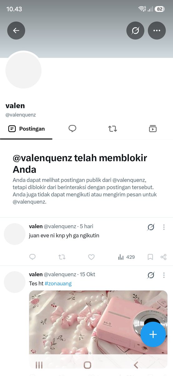 alysas2z's tweet photo. Guys mau kabari si kireu uda aktif lagi akunnya, buat drama dia hati hati ya ini aku spil akunnya. Iyu akun yang sama @valenquenz @quennievalino
#zonauang https://t.co/akACOpg6hv