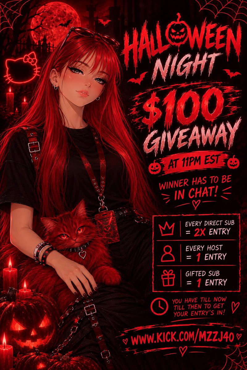 mzzj40's tweet photo. @kickcommunity  Halloween 🎃 Night 🎃 100$ Giveaway 👻 you have till Halloween night to get all your entries in. https://t.co/86YqvtrixR