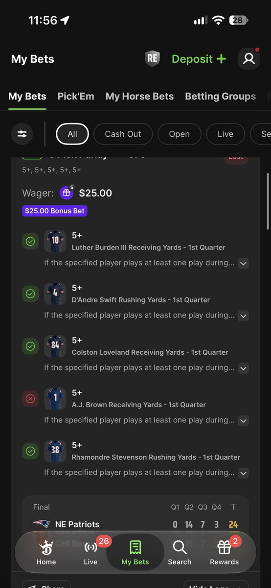 ISantos910's tweet photo. Did Aj Brown did anyone dirty asf tonight cause most of my slips didn’t hit cause of him😭🖕
He’s literally banned from my slips from now on https://t.co/s7ZCVntdAQ