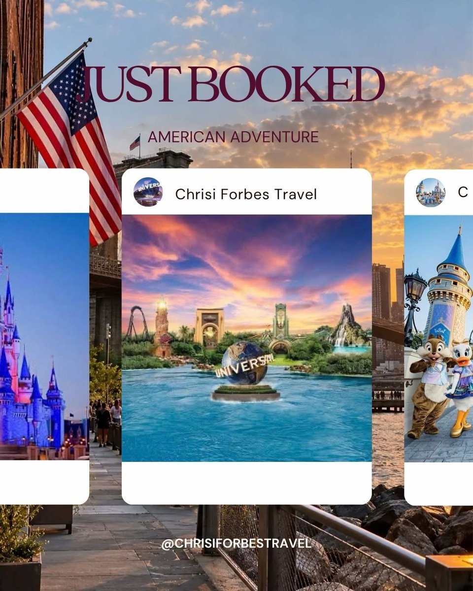 Pollyane_10's tweet photo. Just booked: Summer 2027 America adventure for a family of five. Nearly five weeks across New York, Universal Orlando, Disney parks and a luxury Florida villa. So grateful to be trusted with such a special trip. https://t.co/lwx1alvtdw
