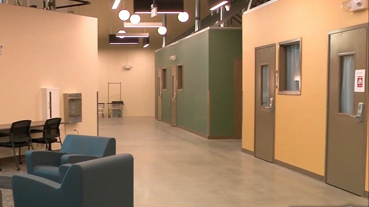 KSTP's tweet photo. Herr is one of forty-eight people spending their first days at a newly opened Avivo Village homeless shelter in St. Cloud.  READ MORE at the link in bio. https://t.co/m1QNSZV2eq