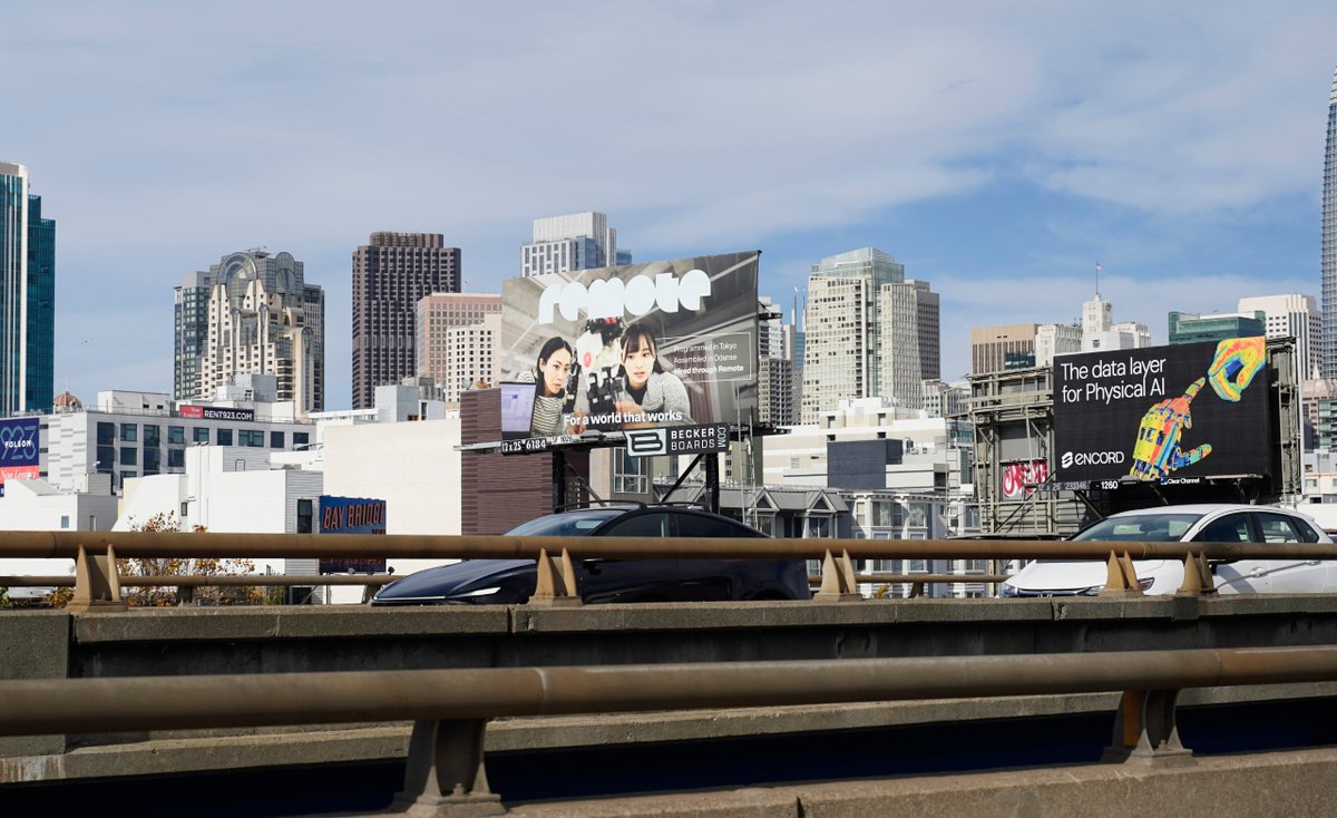 marcelolebre's tweet photo. The world looks good in @Remote!

𝗙𝗼𝗿 𝗮 𝗪𝗼𝗿𝗹𝗱 𝗧𝗵𝗮𝘁 𝗪𝗼𝗿𝗸𝘀 went up in San Francisco, New York, London, Las Vegas, and airports in Amsterdam, Frankfurt, Madrid, and Paris.

Our out-of-home campaign celebrates the unseen infrastructure powering the global economy. Amazing work by the team who made this happen.
