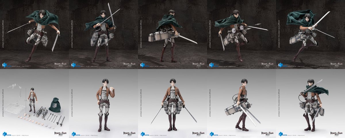 figsoku's tweet photo. 【進撃の巨人】ハイヤトイズ「リヴァイ・アッカーマン」アクションフィギュア

【近日予約開始】
価格15,400円（税込）
https://t.co/aDJnNWLu0v
#ハイヤトイズ #進撃の巨人 https://t.co/xAovVsTFCz