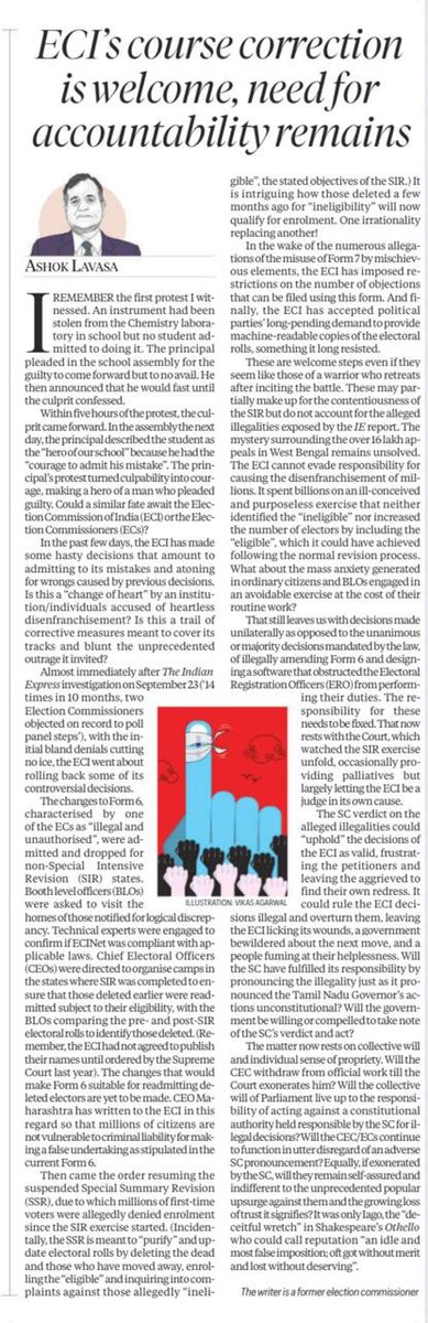 SushantSin's tweet photo. This @AshokLavasa piece clearly shows that Gyanesh has no choice but to go. https://t.co/OXSk3nKRVY
