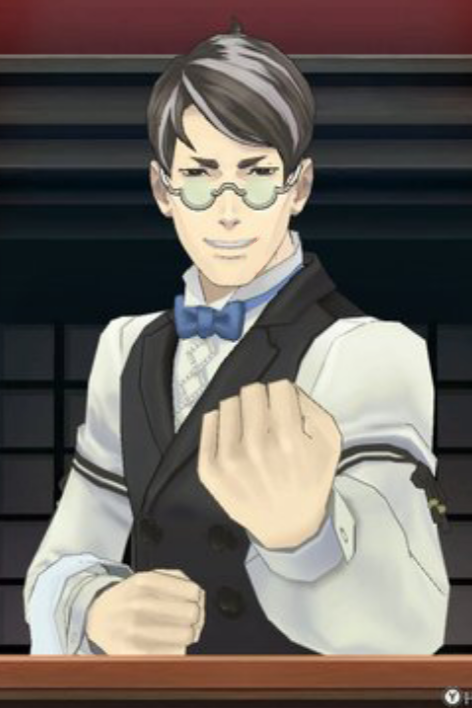 godotswifey's tweet photo. another cosplay/sprite comparison!!! 

this time it's satoru hosonaga from the great ace attorney and my dear husband as a model

#aceattorney #satoruhosonaga #thegreataceattorney #細長悟 https://t.co/NZdLfhRVSj