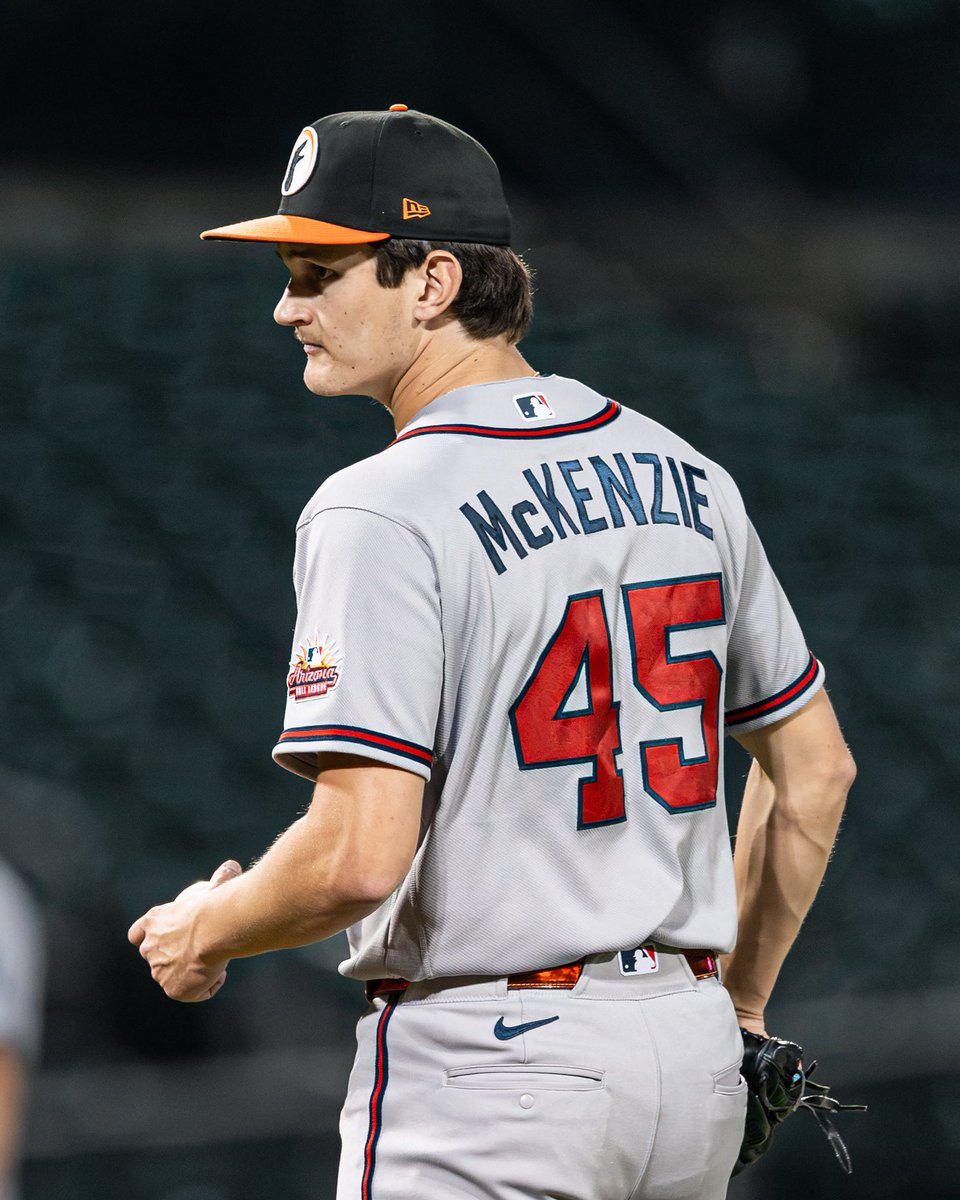 MLBazFallLeague's tweet photo. Briggs was brilliant on the bump!

The @Braves No. 8 prospect becomes the second pitcher this Fall to go five innings in a start. McKenzie didn’t allow a run and struck out four https://t.co/dmIgbSkkzK