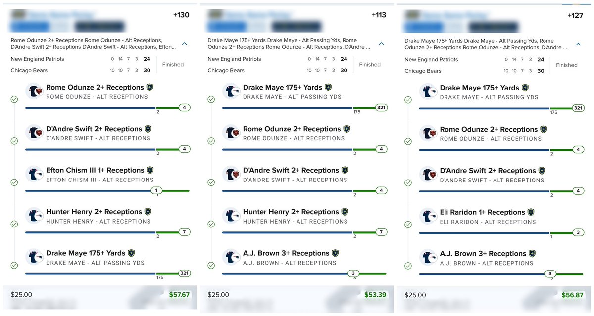 BoRawlinsCPS's tweet photo. 13/13 on TNF 🔥 Bears 30, Pats 24 🐻 Every leg cashed ✅ Big night at @CPointSports. Most bets lose.
#NFL #TNF #NEvsCHI #Bears #Patriots
We don't take bets — we advise. No pick is guaranteed. 21+ | 1-800-GAMBLER https://t.co/7uU3E3UfaD