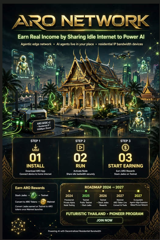 SSungtip's tweet photo. Earn real income by sharing idle internet to power AI! 🤖

Agentic Edge is here.
Install → Run → Start Earning

@aronetwork building the future

#ARONetwork https://t.co/uOqIyC0wrw