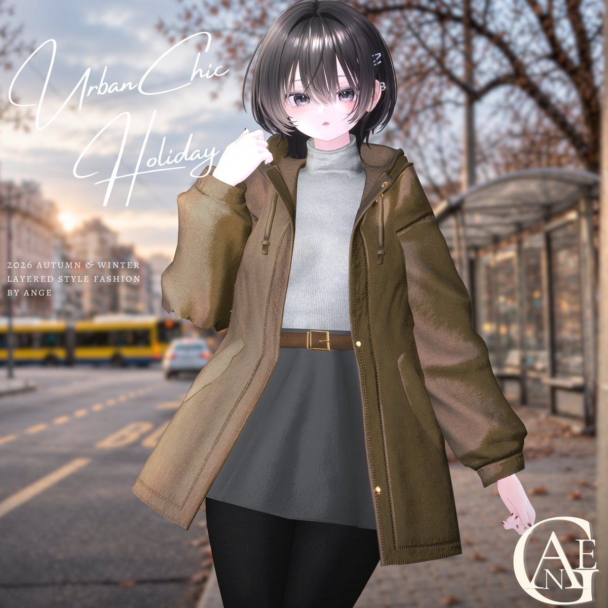 AnzyuV's tweet photo. 🎁【新作プレゼント企画】 10月24日18時 販売予定の ANGE新作！
  「Urban Chic Holiday」の発売を記念して、こちらの衣装を抽選で3名様にプレゼント！

    BOOTH商品ページのスキ！数が 100増える度に当選者が1名増加します♪  

【応募方法】 このアカウントと投稿をフォロー&リポスト   

【応募締切】 24日18時 

    商品ページは↓のツリーにて