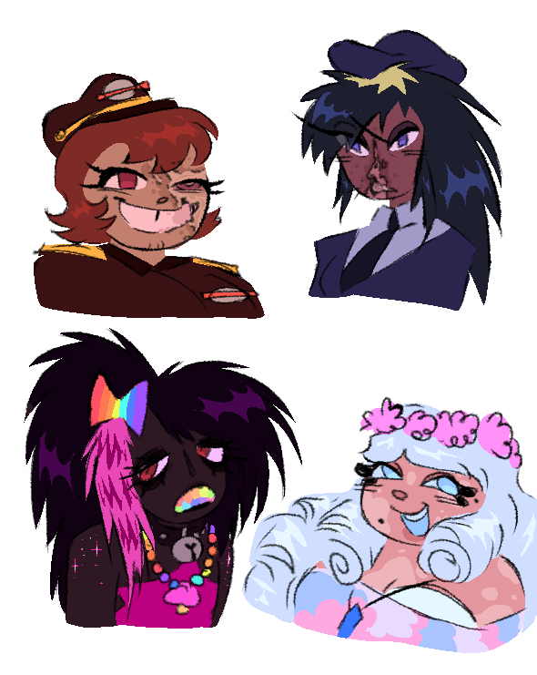 DJ_Hyper_Fr3sh's tweet photo. Finally drew the rest of the cast fully human !!!

People should play around with teeth colors more,, i love it when folks paint their teeth fun colors 🫶🫶
(Orange and green only get their fun teef when they transform btw 👀👀👀)
#amongus #amongusshow https://t.co/4FSON1FfT9