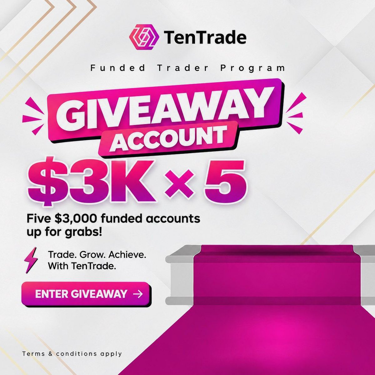 Timamzi's tweet photo. Last Month 5 persons walked away with $3k Tentrade account and this month could be your turn.

5 X $3,000 Tentrade Giveaway 🎁

To qualify you must:

✅Follow @Tentradeafrica @tentradeglobal and @Timamzi 

✅Like, Repost and Tag 3 of your friends 

✅Also follow @Fillipo_Saga @mr_ezike @Onlyonecurrency @tradercams @HillaryCharts 

✅ Register here: https://t.co/Oc9akBoQSV and drop your client ID in the comment section.

✅ Stay active 🤝

Winners will be announced in 5days.