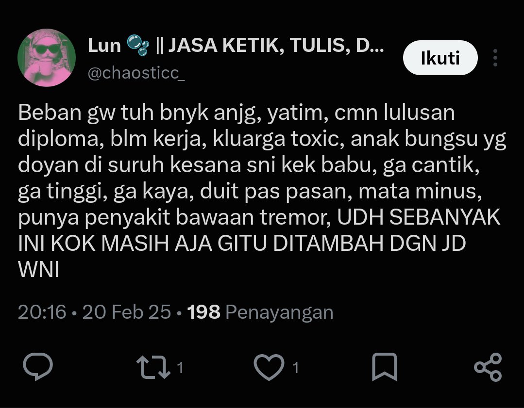 pewdipieadl's tweet photo. @themidnightsky maklumin aja kak, dia irl kaya gini https://t.co/waHUMdV85T