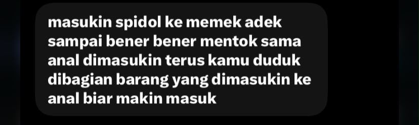 mengjorok's tweet photo. done ya XD! adek pakai satu jam gitu juga, memek adek kelihatan kaan beceknyaa? nggak nyaman banget memek adek huuftt.

jangan suruh masukin ke memek lagi, ngeluarinnya bikin mau pipis, tapi bolehnya pipis jam 1 sama papa. kalau kelepasan nanti dihukum:( https://t.co/OOwZZpsbV0
