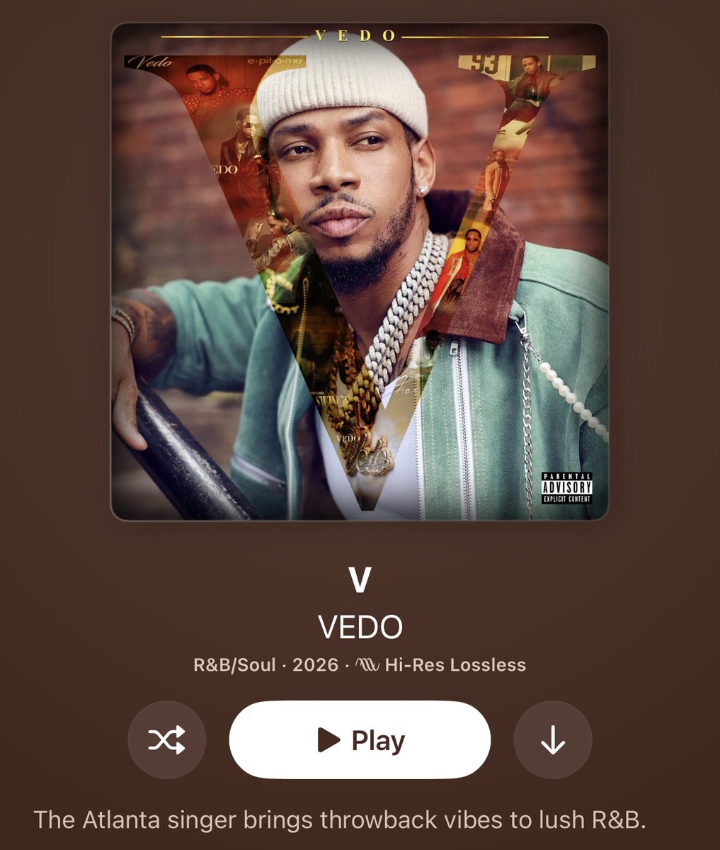 ThereGoTerry's tweet photo. Starting here because VEDO always delivers! 🎶 https://t.co/E748pKeAlr