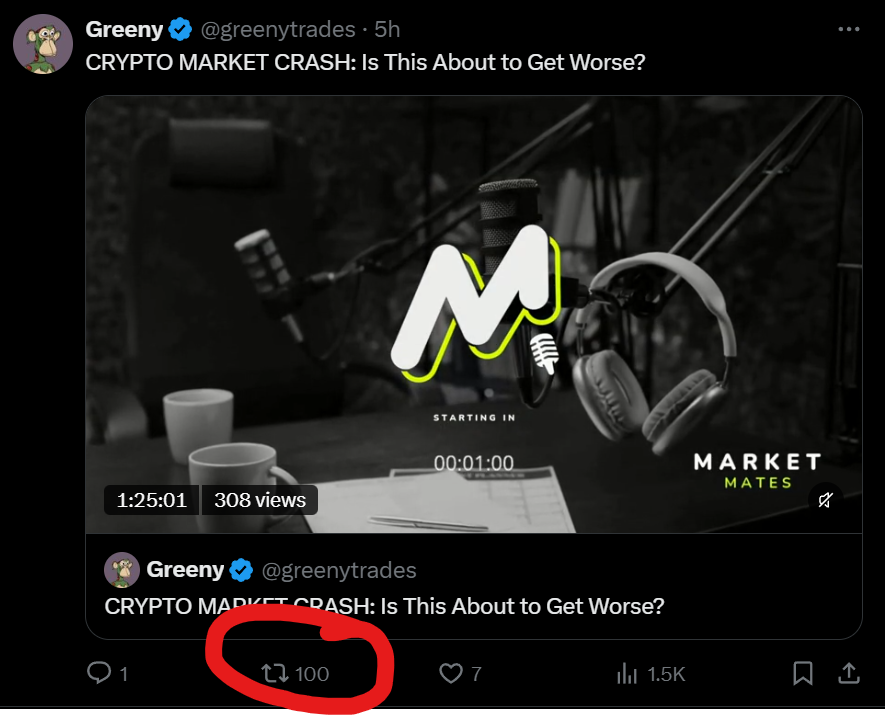 greenytrades tweet picture