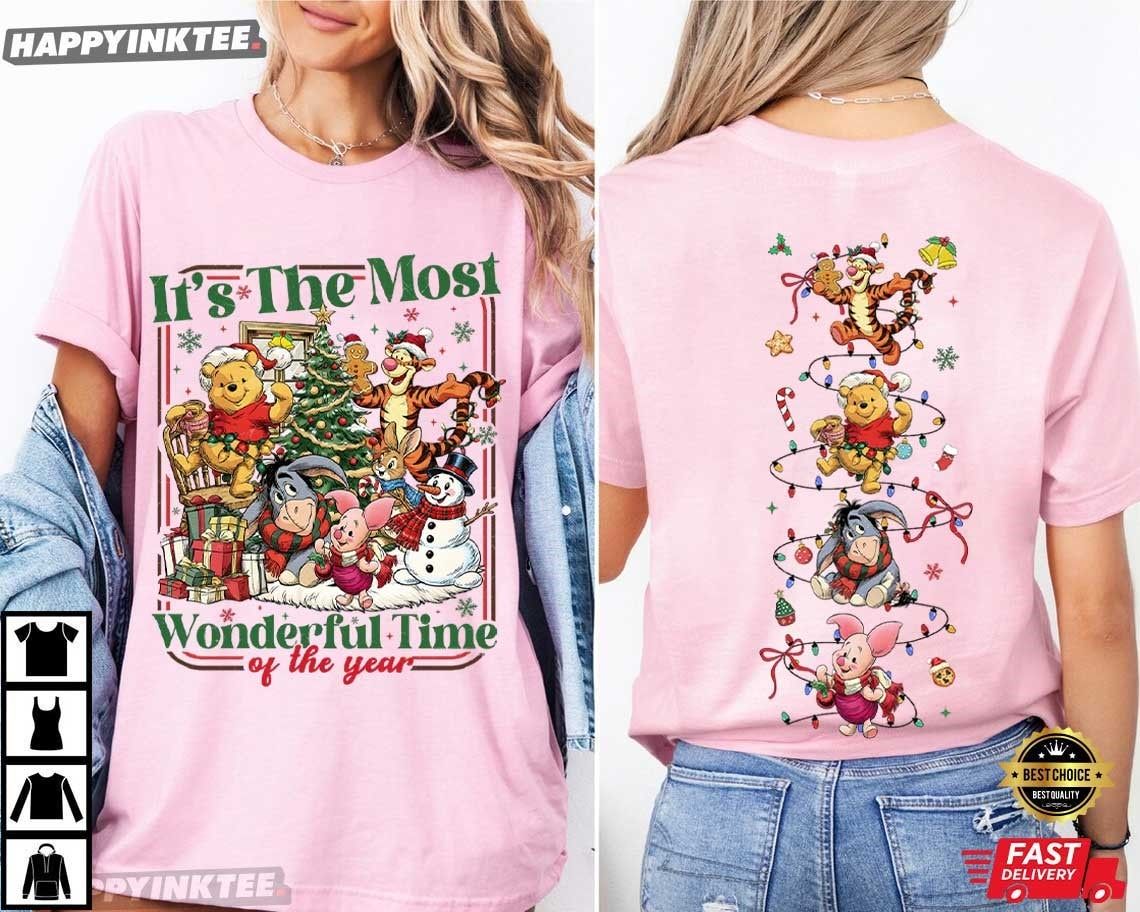happyinktees's tweet photo. It&amp;#039;s The Most Wonderful Time Of The Year Winnie-the-Pooh Christmas T-Shirt
https://t.co/CjqVnBGgMw
#WinnieThePoohChristmas #FestiveFashion #Happyinktee https://t.co/z351shChm9