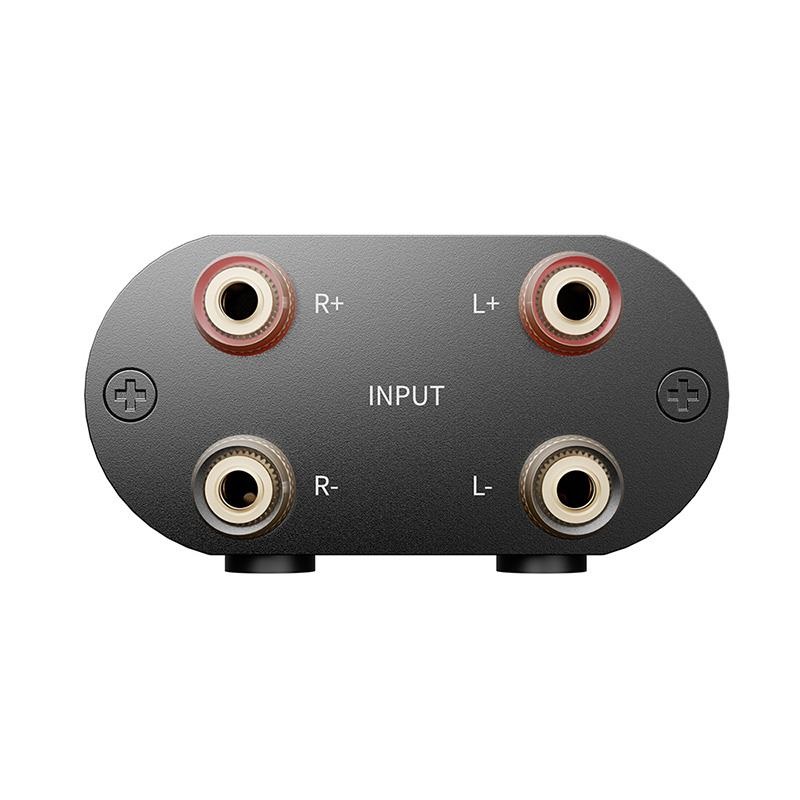 PowerRec's tweet photo. ◤新商品情報◢

#FiiO IMP XLR-4 　10月30日発売予定🎉

ホームオーディオ用パワーアンプでヘッドホンを駆動するためのインピーダンスアダプター。内蔵の分圧回路で大出力を処理し、ノイズを抑えながらパワーアンプの駆動力を活かしたリスニングを実現します‼😍

4.4mm／XLR 4ピンのバランス出力を搭載し、16～300Ωのヘッドホンに対応。金メッキ銅製端子とアルミ合金筐体を採用しています。※アンプ出力は片チャンネルあたり300W未満、バランス接続専用です。‼

商品ページはリプ欄から💁‍♂️

#フィーオ #IMPXLR4 #ホームオーディオ #ヘッドホン用インピーダンスアダプター