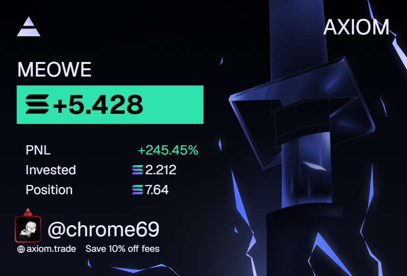 ChromeOnChain's tweet photo. was up 12 at the top but as usual got vamp attacked by the lamest nigga alive @flipski77 gg

$MEOWE https://t.co/DMEZ4kfkdS