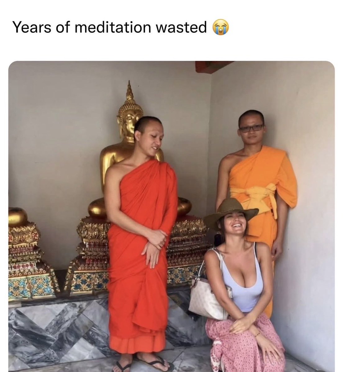 Ghostm001's tweet photo. Dude got enlightened 😹 https://t.co/YonGtGaw0Z