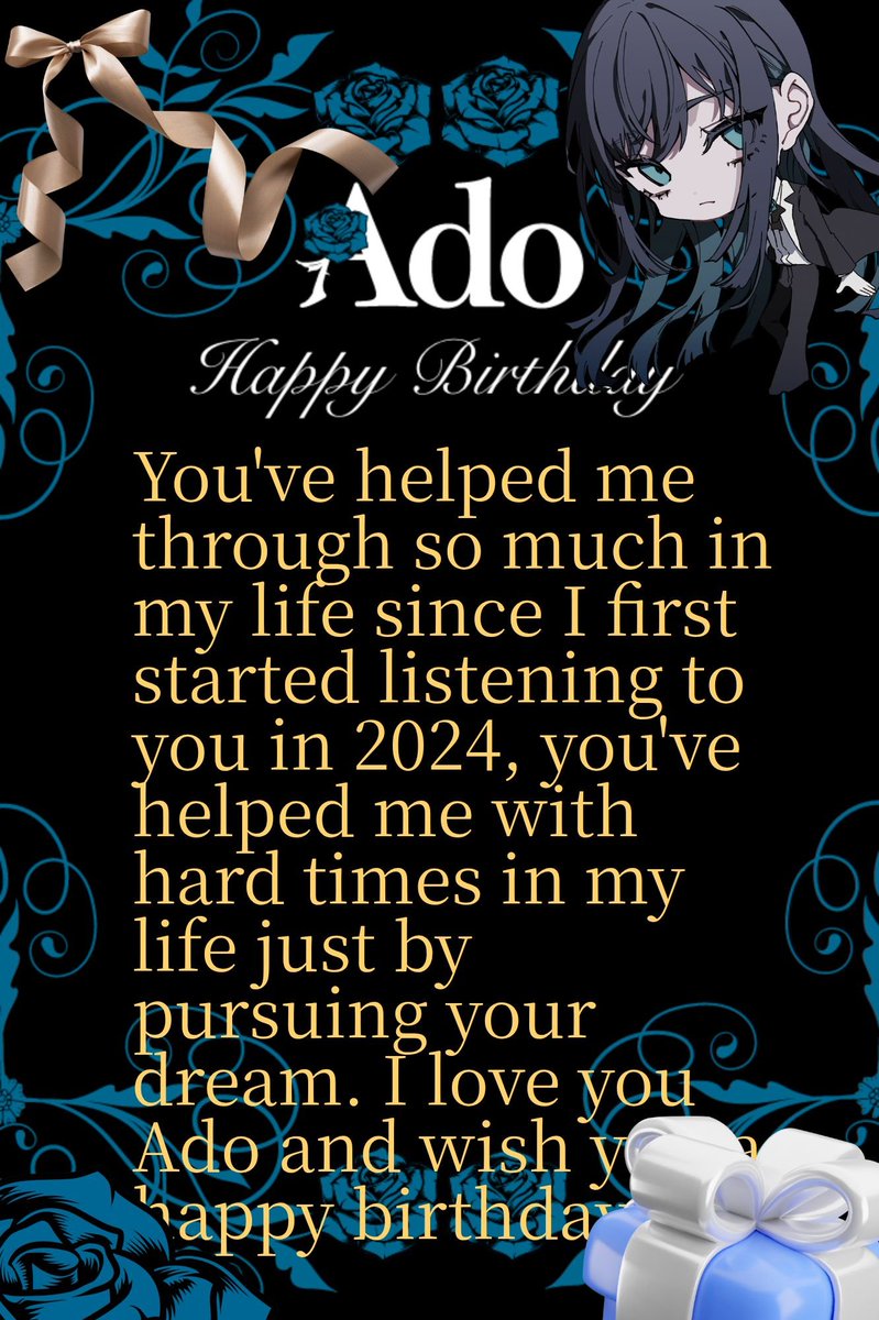 r4inecandy's tweet photo. #Ado24thbirthday https://t.co/qfsr5wZjfb