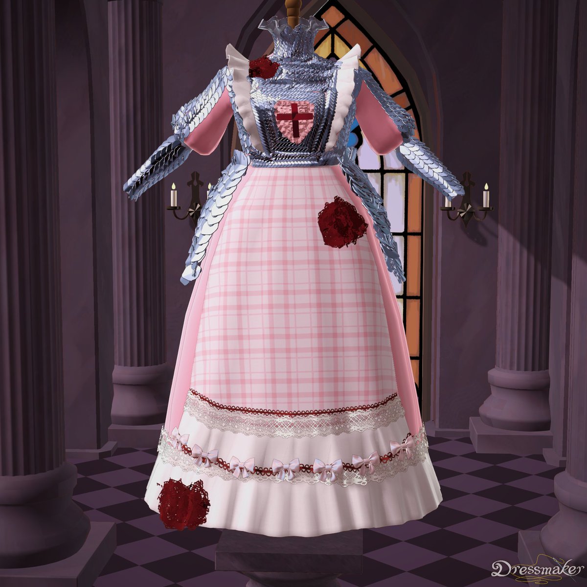 Lub_DubVT's tweet photo. I made Halloween dresses in Dressmaker tonight on stream! Thanks to all who stopped by the Graveside and chatted with me!

Below we have a zombie, jack-o-lantern, succubus, and a battle maid because I just couldn't leave her plain and normal. https://t.co/02171IsU3k