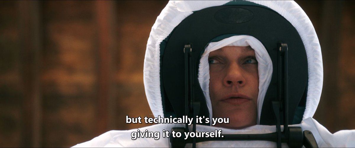 pluribusframes's tweet photo. Pluribus - Season 1 Episode 8: "Charm Offensive". Frame 1071 of 2486 https://t.co/DafH00XHCe