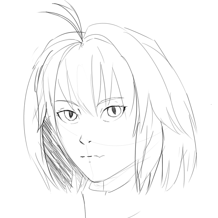 GammaMayo's tweet photo. 10 min arcueid sketch https://t.co/dYKirecTJr