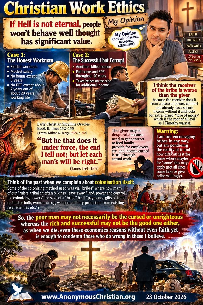 JonR50647526's tweet photo. Source Post:

https://t.co/Mz2tKbRNJU
 
@followers

#AnonymousChristian.
#Opinion #Views by #CoachJonathanRamachandran .
#Catholic #Reformed #Protestant #Orthodox #Lutheran #Methodist #Anglican #Pentecostal #Charismatic #Denominations . https://t.co/CKhi9F96YU