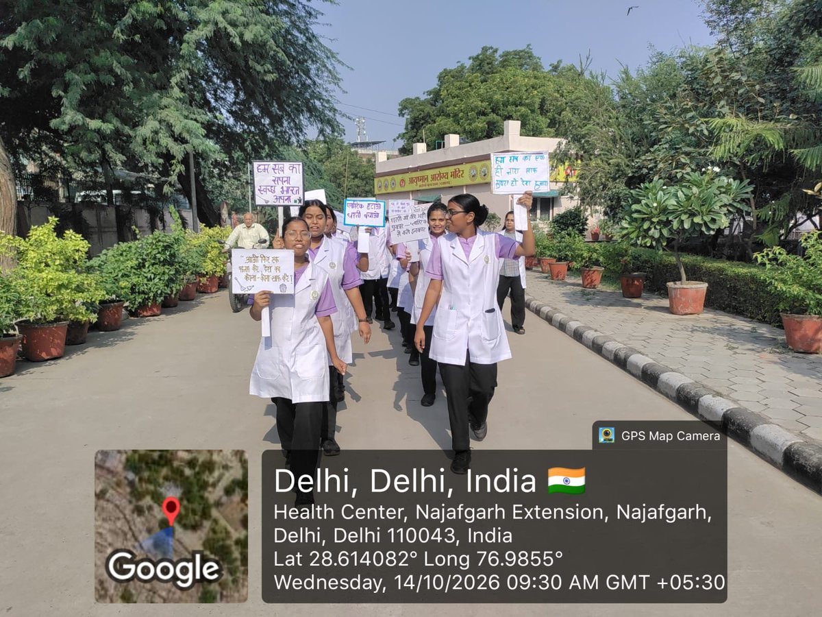 RHTCdelhi's tweet photo. 🚶‍♂️🌿 A Swachhta Rally was organized at RHTC to spread awareness about cleanliness, hygiene, and sanitation. Let’s join hands to keep our surroundings clean and build a healthier, greener India. 🇮🇳

#SpecialCampaign6 #Swachhta #SwachhBharat https://t.co/8i5FS4wGud