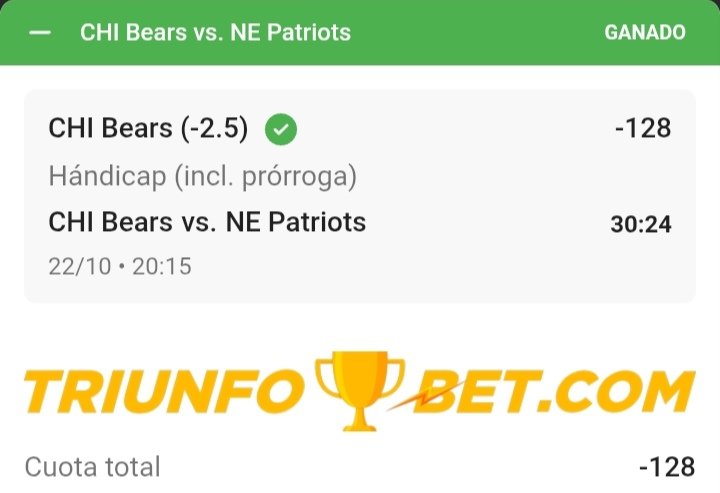 aciertoselmaxi's tweet photo. YAAA ESTAAAAAAAA
๐๐๐๐ฏ๐ฏ๐ฏ๐ฅ๐ฅ๐ฅ
ยกARRASE TOTAL! en el comienzo de la semana 7 con su respectivo #thursdaynightfootball entre los #bears y los #patriots
โ
1era DIRECTA๐๐ฏ-128๐ค
โ
2da DIRECTA๐๐ฏ-115๐ค
โ
3era DIRECTA๐๐ฏ-115๐ค
SEGUIMOS!!!
๐ฒ +584125553533
#tipster
#directa https://t.co/oeZFdwdISN