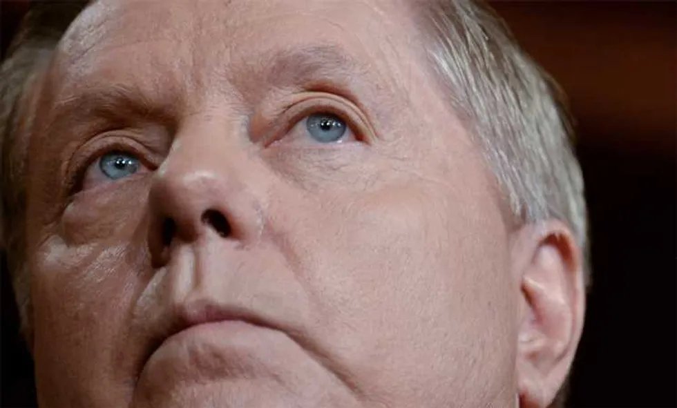 Roshan_Rinaldi's tweet photo. Lindsey Graham escort revelations 'far more dark' as critics dig into the details

A stunning report linked to a documentary that reveals Sen. Lindsey Graham (R-SC) paid male escorts for sex while he served in the US Senate had critics of the late senator combing over the details.
 https://t.co/JVCm7EIpYn