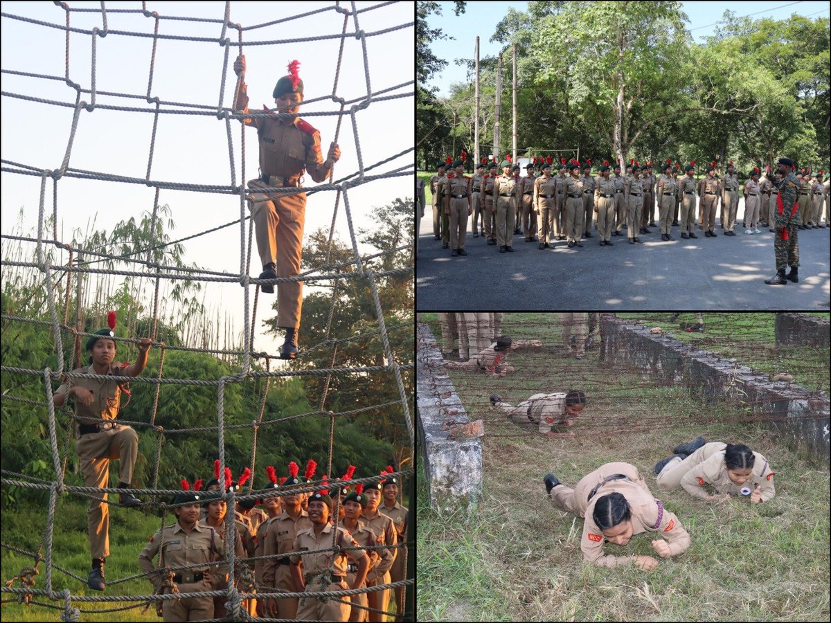 JaiHind_KiFauj's tweet photo. अनुशासन, आत्मविश्वास और नेतृत्व से सशक्त होती बेटियाँ, राष्ट्रसेवा के नए संकल्प के साथ बढ़ते कदम! 🇮🇳
#NCC #WomenEmpowerment #NationFirst https://t.co/Jz7lkxim0H