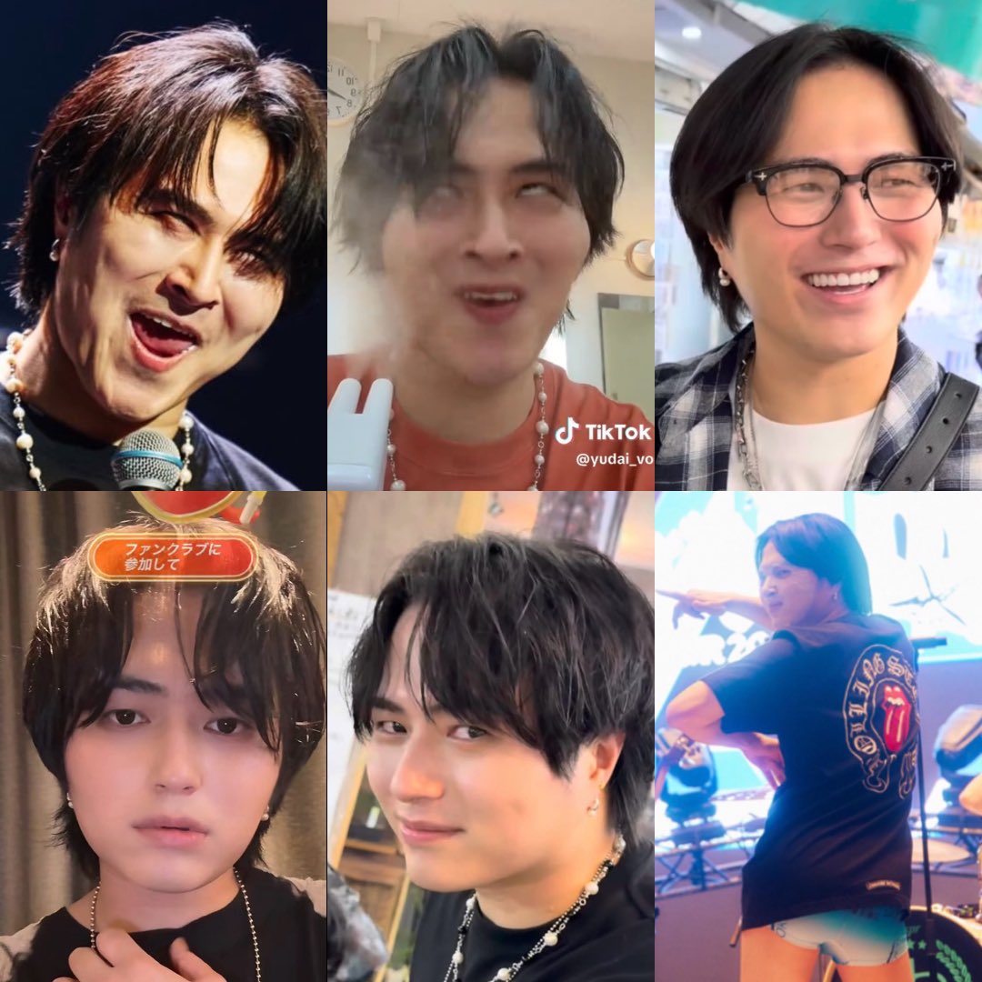 Mei0215's tweet photo. タイトル「全部 同じ人」

左下の雄大くんが綺麗すぎて
もはや これが別人だと思えてきちゃう🫣
右上→弟のガチャを楽しむ兄
って仲良しLighterさんが言ってた🤣

#竹中雄大 #Novelbright https://t.co/gnbIa24DuX