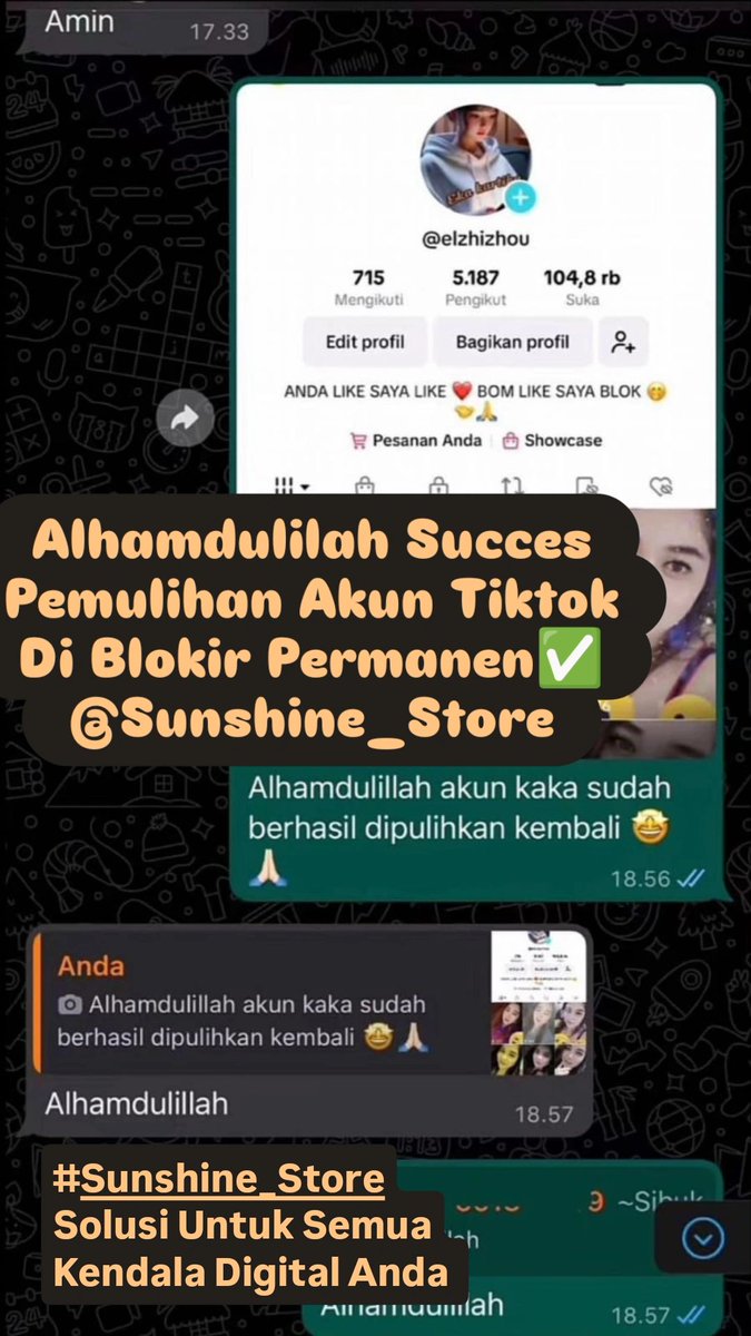 aureattes's tweet photo. All Jasa Digital ☀️Sunshine_Store☀️

🌊JASA HAPUS AKUN 
🌊JASA PEMULIHAN DAN BALIKIN AKUN LUPA PASWORD/KE HACK
🌊JASA LACAK LOKASI
🌊JASA SADAP WA
🌊JASA LACAK HP HILANG BY NO HP/IMEI
🌊JASA HACK/PEMULIHAN AKUN (EMAIL,IG,WA,TWITER/X, FB,TIKTOK)
#zonauang
☎️Wa Di Bio Fast Respon☎️ https://t.co/pjt6QcGuAd