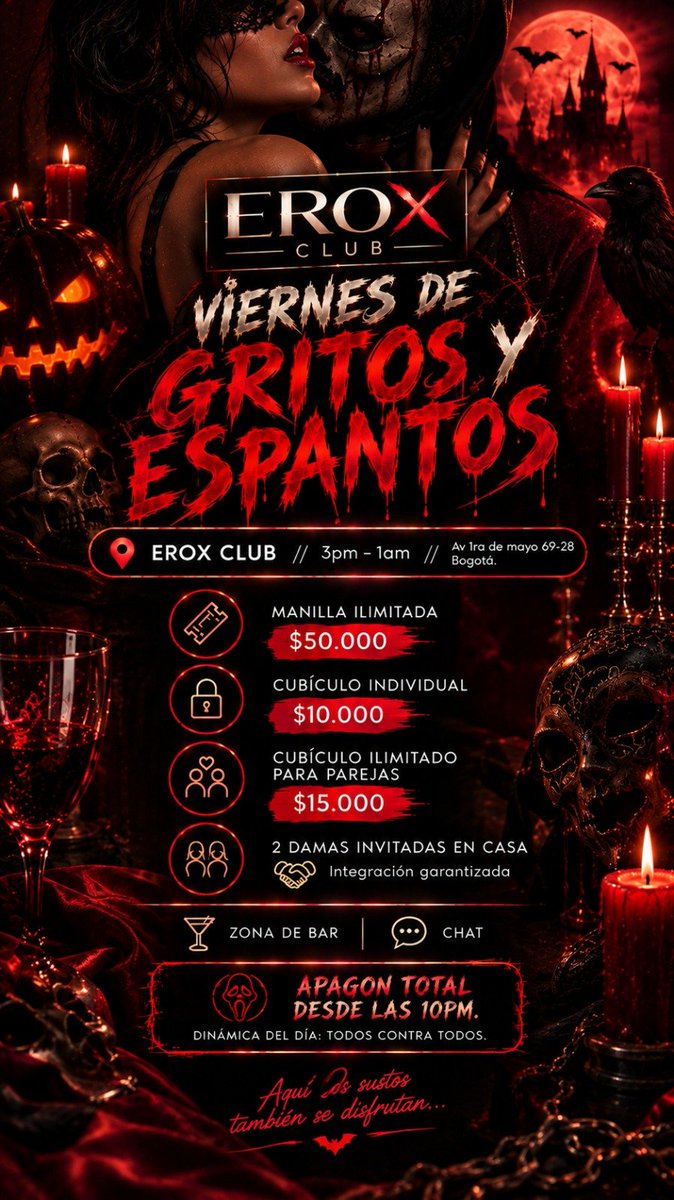 CasaDelTioE's tweet photo. VIERNES 😱🥵😏🎃 https://t.co/81p4G2vOdZ