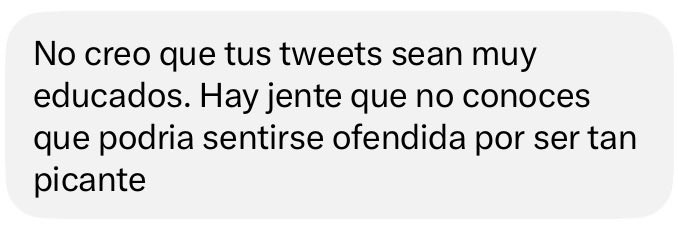 mnibeln's tweet photo. LLEVO UN DÍA EN TWITTER Y YA ME DIJERON PICANTE (pa que me dan cuerda 😔) https://t.co/K1lqrwGdXN
