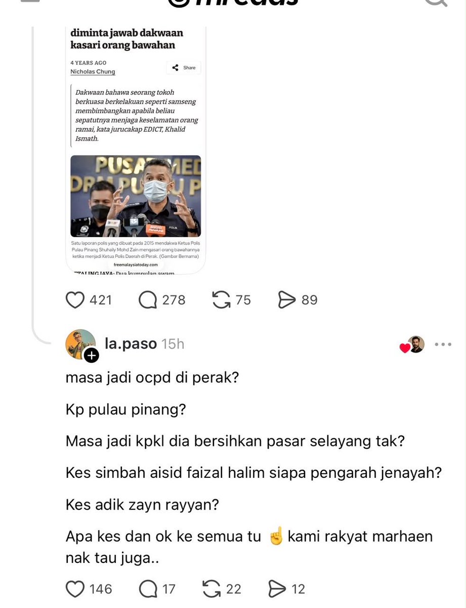 StratCommX's tweet photo. Memang tak peliklah kenapa dua2 figure yg zero tolerance pada rasuah dan pecah amanah ni bermati2an nak dijatuhkan https://t.co/ZXpur2sR0N