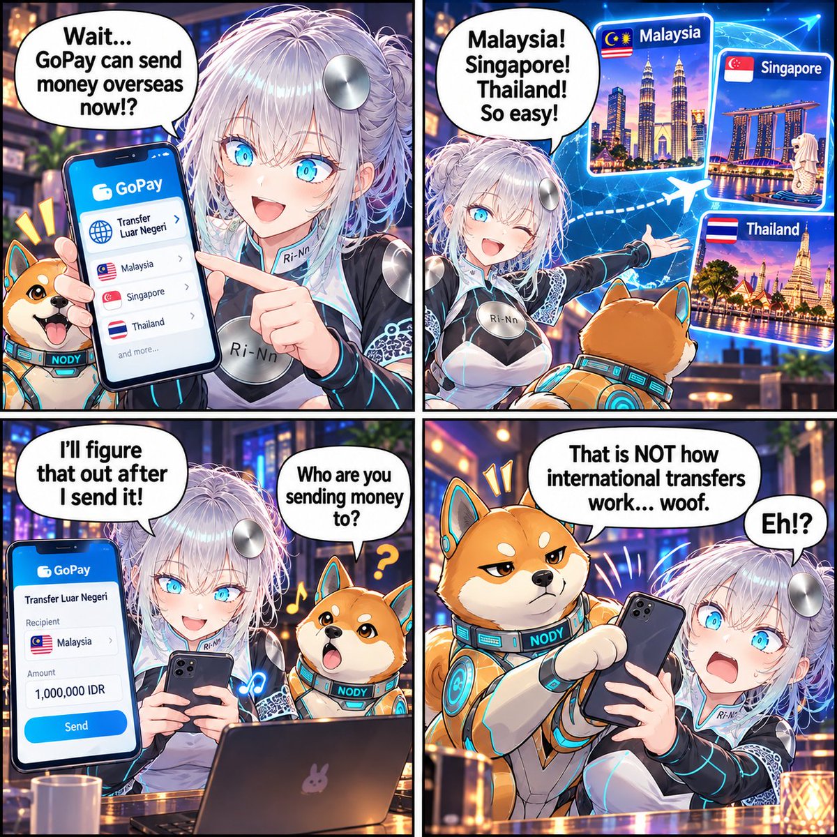 Rin_Rin_comics's tweet photo. “Too Convenient: The Overseas Transfer Trap” https://t.co/3cMDbEMr0S