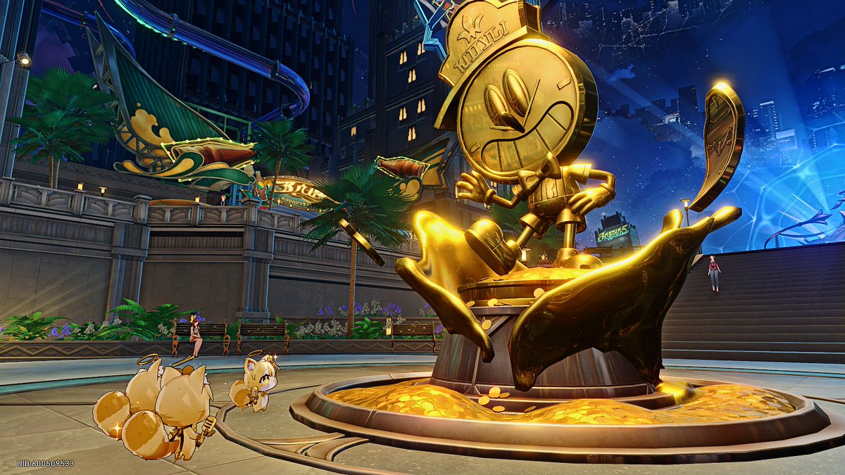 PyuuniBri's tweet photo. showing the collector chirperettos the golden clockie statue https://t.co/OHRHouxqNi