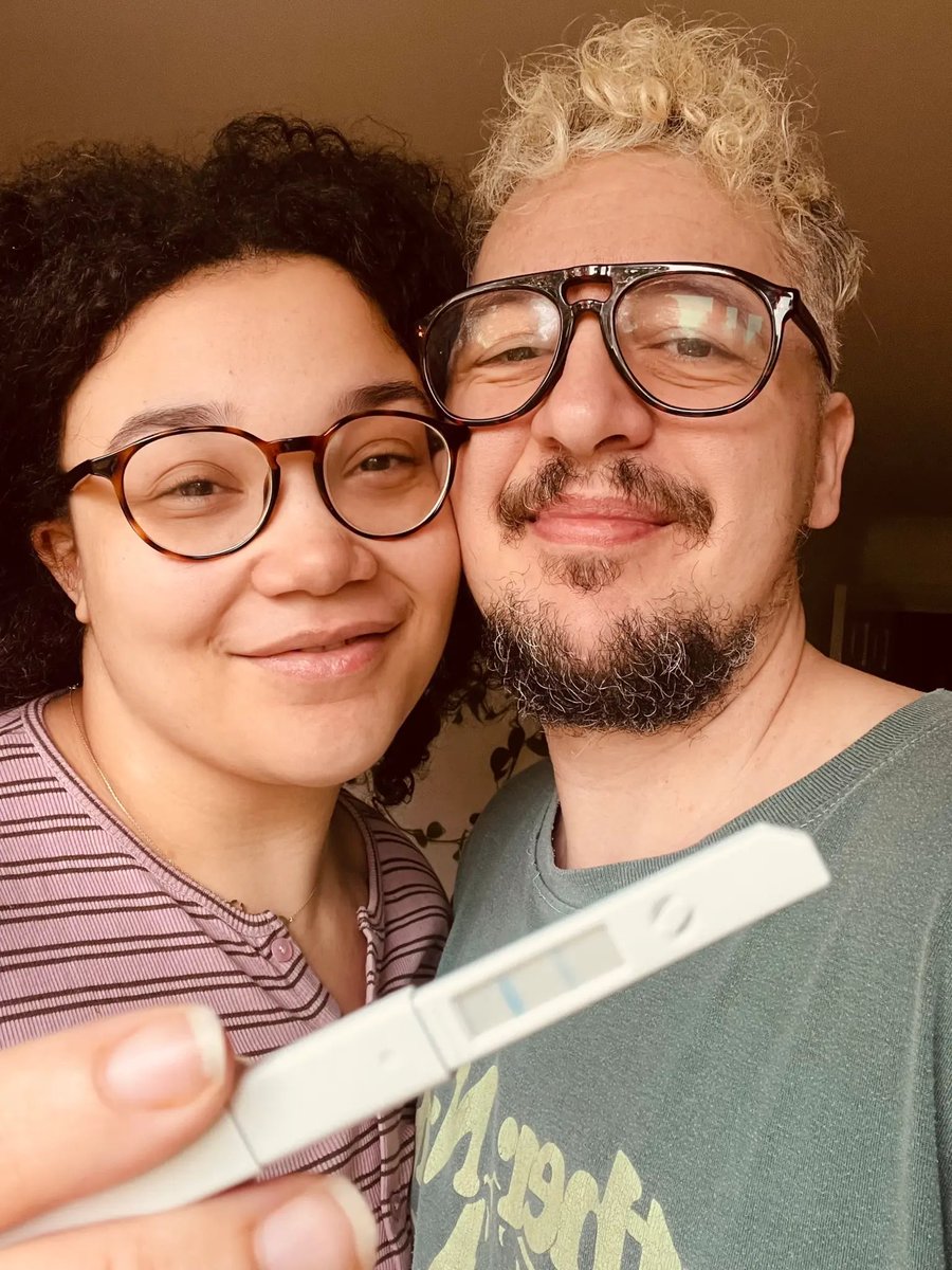 OliLondonTV's tweet photo. Trans woman who transitioned to become a ‘man’ announces she is having a child using her eggs and her wife’s womb. 

The trans woman who is from Transylvania, Romania previously cut off her breasts and called it a “liberating feeling.”

Source: NY Post https://t.co/Q9NIOCh0Yy