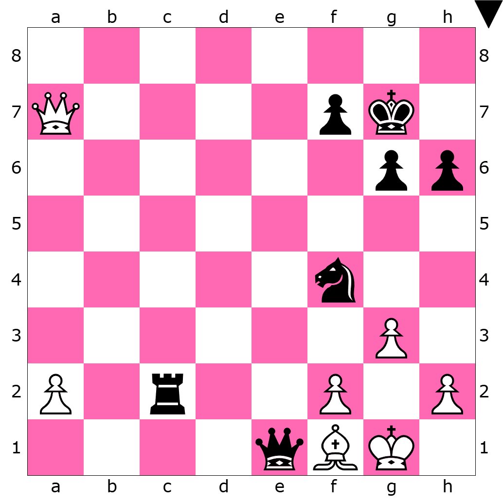 Chess_Strategy's tweet photo. ❓ Test de niveau ★☆☆ sur Échecs & Stratégie 🧐 𝐋𝐞𝐬 𝐍𝐨𝐢𝐫𝐬 𝐣𝐨𝐮𝐞𝐧𝐭 𝐞𝐭 𝐦𝐚𝐭𝐞𝐧𝐭 𝐞𝐧 𝟐 𝐜𝐨𝐮𝐩𝐬 🔑 Recevoir la solution par mail ➡️ https://t.co/hbVBSiIzTY 

❤️ LIKEZ en indiquant votre temps de réflexion ⌚️

🎁 𝐏𝐫𝐨𝐟𝐢𝐭𝐞𝐳 𝐝𝐞 𝐧𝐨𝐭𝐫𝐞 𝐩𝐫𝐨𝐠𝐫𝐚𝐦𝐦𝐞 𝐝'𝐞𝐧𝐭𝐫𝐚𝐢̂𝐧𝐞𝐦𝐞𝐧𝐭 𝐠𝐫𝐚𝐭𝐮𝐢𝐭 👇

💡 Pour accélérer votre progression, abonnez-vous 𝐠𝐫𝐚𝐭𝐮𝐢𝐭𝐞𝐦𝐞𝐧𝐭 à notre newsletter et recevez trois exercices corrigés par jour + un cadeau ➡ https://t.co/hbVBSiIzTY

📕 𝐃𝐞́𝐜𝐨𝐮𝐯𝐫𝐞𝐳 𝐥𝐞𝐬 𝟑𝟐 𝐫𝐚𝐢𝐬𝐨𝐧𝐬 𝐝𝐞 𝐬𝐞 𝐦𝐞𝐭𝐭𝐫𝐞 𝐚𝐮𝐱 𝐞́𝐜𝐡𝐞𝐜𝐬 𝐞𝐧 𝐜𝐨𝐧𝐬𝐮𝐥𝐭𝐚𝐧𝐭 𝐧𝐨𝐭𝐫𝐞 𝐬𝐢𝐭𝐞 ➡️ https://t.co/F24FbkPaHc

🐴 Les échecs sont bien plus qu'un jeu : ils sont une école de stratégie, de réflexion et de décision.

🔥 Le jeu d'échecs mobilise simultanément plusieurs fonctions cognitives essentielles à notre vie quotidienne 🧠 C'est cette combinaison qui en fait un excellent terrain d'entraînement pour le cerveau.

♟️ Échecs & Stratégie a décidé de célébrer Octobre rose chaque année.

❤️ Bonnes parties !

#echecs #chess #strategie #tactique #octobrerose