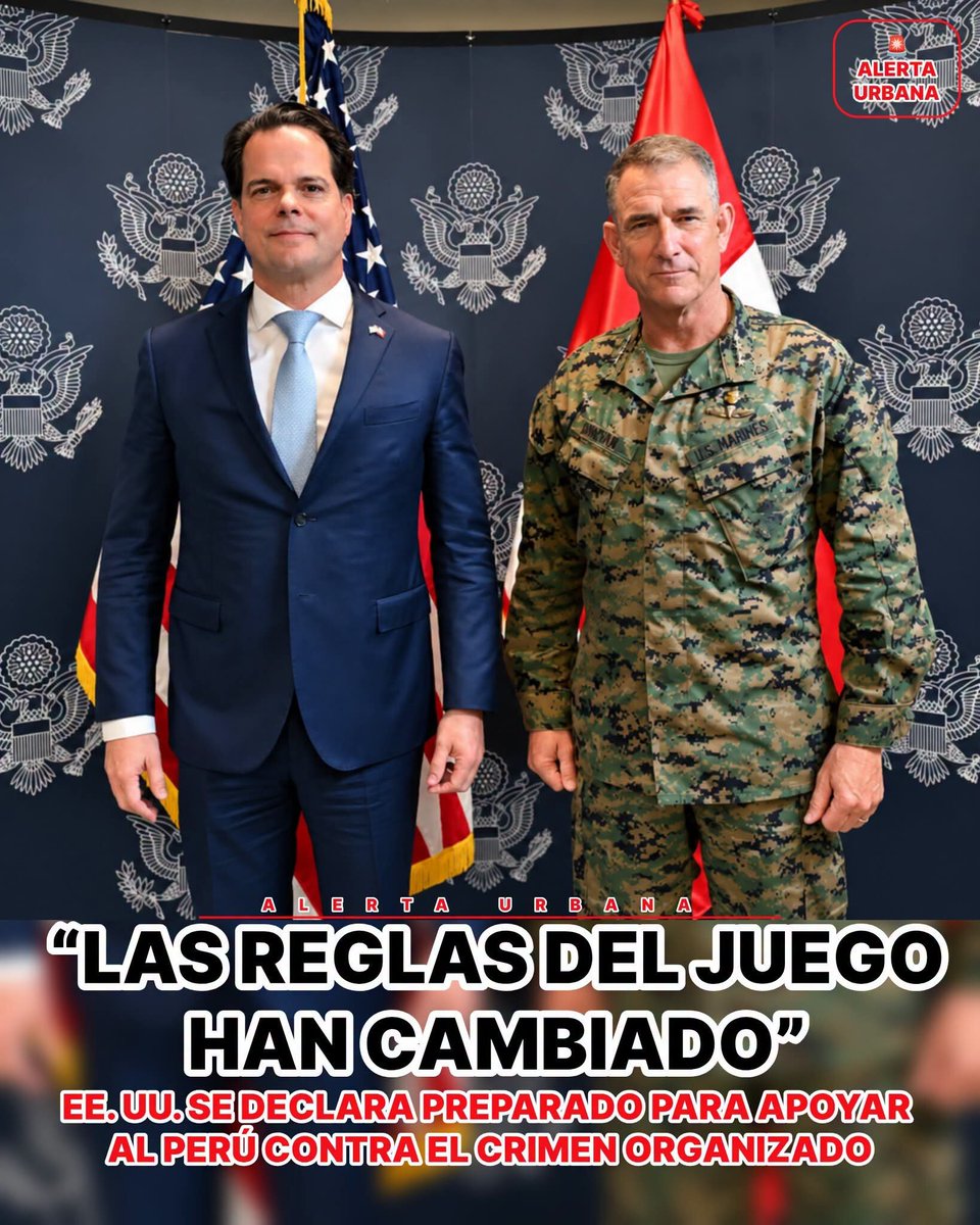 susana_bozzo's tweet photo. 🇵🇪🇺🇸🚨 PERÚ Y ESTADOS UNIDOS REFUERZAN SU ALIANZA CONTRA EL CR1M3N ORGANIZADO Y LA MINERÍA ILEGAL

🔴 “Las reglas del juego han cambiado”. Con este mensaje, el general Francis L. Donovan, jefe del Comando Sur de Estados Unidos, reafirmó la disposición de su país a fortalecer la cooperación con el Perú frente a las redes cr1m1nales transnacionales, el narcotráfico y la minería ilegal.

🤝 Durante su reciente visita al país, Donovan sostuvo reuniones con autoridades peruanas y recorrió zonas estratégicas de Loreto, incluida la frontera con Colombia. La agenda estuvo centrada en ampliar la coordinación militar, mejorar el intercambio de inteligencia y fortalecer las capacidades para enfrentar a organizaciones que operan en territorios de difícil acceso.

⚠️ El alto mando estadounidense fue enfático al señalar que la decisión sobre el alcance de la cooperación corresponde al Perú. Washington afirma estar preparado para avanzar con rapidez cuando las autoridades peruanas definan las acciones que están dispuestas a implementar, dentro del marco de sus respectivas competencias y del respeto a la soberanía nacional.

🛡️ La incorporación peruana al denominado Escudo de las Américas, junto con la Coalición Contra los Cárteles de las Américas, busca impulsar mecanismos de cooperación regional frente a amenazas que trascienden las fronteras. Entre los ámbitos planteados figuran el intercambio de información, la seguridad fronteriza, el control portuario y el fortalecimiento de las instituciones encargadas de combatir el crimen organizado.

🌧️ Por su parte, el embajador estadounidense Bernie Navarro también destacó la disposición de su Gobierno para colaborar con el Perú ante los efectos del fenómeno de El Niño. Según sus declaraciones, se viene coordinando la participación de distintas agencias estadounidenses para apoyar las labores de preparación y respuesta frente a esta emergencia climática.

📌 El desafío ahora será convertir los anuncios diplomáticos y militares en resultados concretos para la población: reducir la capacidad de las organizaciones criminales, reforzar la seguridad, proteger las zonas afectadas por actividades ilegales y mejorar la preparación ante los desastres naturales.

🇵🇪 La cooperación internacional puede representar una herramienta importante, pero su eficacia dependerá de la planificación, la coordinación institucional, el respeto al marco legal y la capacidad del Estado peruano para garantizar que las acciones se traduzcan en mayor seguridad y bienestar para los ciudadanos.

💬 ¿Consideras que esta alianza con Estados Unidos puede marcar un antes y un después en la lucha contra el crimen organizado y la minería ilegal en el Perú?

Alerta urbana tu fuente de noticias